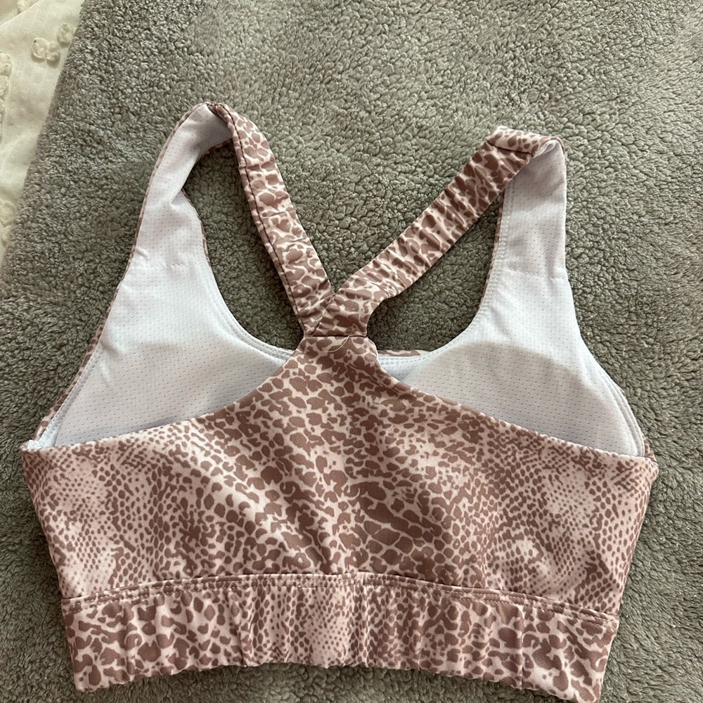 Luca And Grae Mauve Cheetah Print Workout Set - image 2